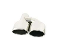 Tubo de escape de coche 1 Uds. Punta de para escape doble 2,5 ''entrada modificada silenciador punta tubo para para e63 W204(Ej30213b-)
