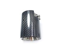 Tubo de escape de coche 1 Uds terminales de para escape fibra carbono punta cola para BMW F87 M2 F80 M3 F82 F83 M4 F90 M5 M6 M135i M235i M335I M435I(63MM/93MM)