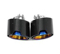 Tubo De Escape De Coche 2 Piezas De Escape Para G22 G23 G26 420i 430i Punta De Silenciador Tapón Directo Del De Escape Del Tubo De Escape tubos de escape(Carbon E)