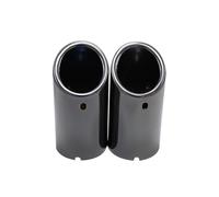 Tubo de escape de coche Para BMW para E30 E36 E46 E90 E91 E92 E93 F30 320i 325i 328i 2006-2010 GT 2013-2018 Tubo de para escape para silenciador coche(2pcs Gloss Black)