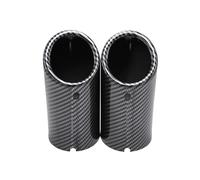 Tubo de escape de coche Para BMW para E30 E36 E46 E90 E91 E92 E93 F30 320i 325i 328i 2006-2010 GT 2013-2018 Tubo de para escape para silenciador coche(2pcs Carbon Fiber)