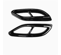 Tubo de escape de coche Para Mercedes Para Benz CLA Clase C118 W118 CLA180 200 220 250 260 2020-2022 Silenciador De Coche Cubierta Trasera De Tubo De Escape (Color : Negro)