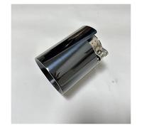 Tubo De Escape De Coche Supresor De Garganta De Escape De Titanio Negro Para F87 Para M2 Para M3 Para M4 Para M5 Para M6 tubos de escape(Black 63mm-89mm)