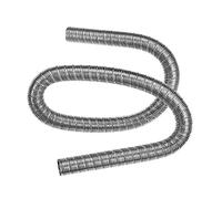 Tubo de escape de doble capa de 100 cm, 22 mm, acero inoxidable, doble capa, tubo de escape con tapa, manguera de escape de aire para calefacción por gases de escape Webasto Eberspacher
