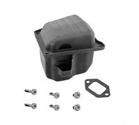 Tubo de escape de doble salida con arandela y kit de pernos para MS660 066 650 640 064 065 MS640 MS650 pieza de silenciador de repuesto OEM 1122 140 0604 1122 140 0613 1122 140 06 14 (Estilo uno)