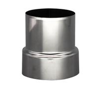 Tubo de escape de humos de acero inoxidable, adaptador de chimenea de junta reductora, accesorios de ventilación for el hogar(70mm small head~60mm big head)