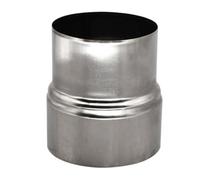 Tubo de escape de humos de acero inoxidable, adaptador de chimenea de junta reductora, accesorios de ventilación for el hogar(75mm big head~80mm small head)