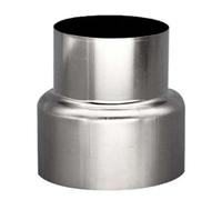 Tubo de escape de humos de acero inoxidable, adaptador de chimenea de junta reductora, accesorios de ventilación for el hogar(70mm big head~60mm small head)