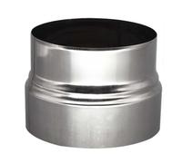 Tubo de escape de humos de acero inoxidable, adaptador de chimenea de junta reductora, accesorios de ventilación for el hogar(120mm big head~110mm small head)