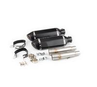 Tubo de escape de la motocicleta Para CB900F Para Hornet 2001-2009 CB900 CB900 F Para Hornet 900 Escape Slip-on Con Tubo De Enlace Central(A)