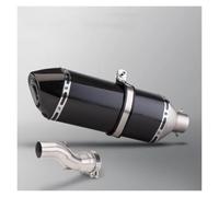 Tubo de escape de motocicleta de acero inoxidable Para R1200GS Para ADV 2013-2019 Silenciador de escape antideslizante acero inoxidable 470 mm con tubo conexión medio DB Killer