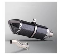 Tubo de escape de motocicleta de acero inoxidable Para R1200GS Para ADV 2013-2019 Silenciador de escape antideslizante acero inoxidable 470 mm con tubo conexión medio DB Killer