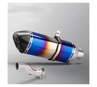 Tubo de escape de motocicleta de acero inoxidable Para R1200GS Para ADV 2013-2019 Silenciador de escape antideslizante acero inoxidable 470 mm con tubo conexión medio DB Killer