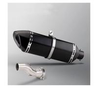 Tubo de escape de motocicleta de acero inoxidable Para R1200GS Para ADV 2013-2019 Silenciador de escape antideslizante acero inoxidable 470 mm con tubo conexión medio DB Killer