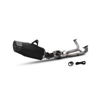 Tubo de escape de motocicleta de acero inoxidable Para R1200GS Para R1250GS con válvula electrónica aleación de titanio Tubo enlace conexión frontal escape completo 2013-2023(TYPE-B)