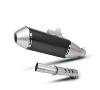 Tubo de escape de motocicleta de acero inoxidable Para T700S para T700 S118 2019-2026 conjunto de silenciador escape completo tubo central acero inoxidable para motocicleta(TYPE-A)