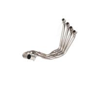 Tubo De Escape De Motocicleta Modificado De Acero Inoxidable Tubo De Enlace Delantero Slip On Para CBR650R CBR650F CB650F CB650R 2014-21 Año(Style 1)