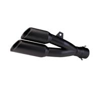 Tubo de escape de motocicleta Para Escape de motocicleta para tubo Universal 51mm para modificado doble agujeros CBR Z400 Big Devil502C Ninja250(B)