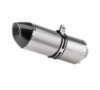 Tubo de escape de motocicleta Para Escape Universal de imitación carbono para motocicleta 51mm para silenciador tubo para escape un para solo orificio(D)