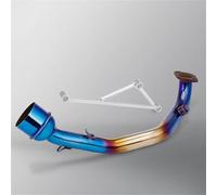 Tubo De Escape De Motocicleta para GY6 125, 150, 125 CC Y 150 CC, Silenciador De Escape De 51 Mm, Tubo De Enlace Delantero con Conexión De Soporte. Escape de Motocicleta(Color 2)