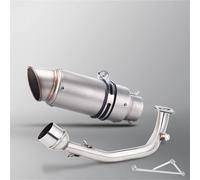 Tubo De Escape De Motocicleta para GY6 125, 150, 125 CC Y 150 CC, Silenciador De Escape De 51 Mm, Tubo De Enlace Delantero con Conexión De Soporte. Escape de Motocicleta(Color 4)