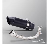 Tubo De Escape De Motocicleta para GY6 125, 150, 125 CC Y 150 CC, Silenciador De Escape De 51 Mm, Tubo De Enlace Delantero con Conexión De Soporte. Escape de Motocicleta(Color 3)