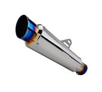 Tubo De Escape De Motocicleta Para R3 Para ZX4R Para GSX750 Para NINJA300 Para CB650 51mm Sistema De Escape Universal Para Motocicleta Silenciador Acero Inoxidable(Type B)