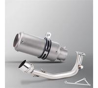 Tubo De Escape De Motocicleta para Scooter para GY6 125 150 125CC 150CC, Tubo De Enlace Delantero De Escape De 51 Mm con Conexión De Soporte Escape de Motocicleta(Color 4)