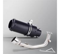 Tubo De Escape De Motocicleta para Scooter para GY6 125 150 125CC 150CC, Tubo De Enlace Delantero De Escape De 51 Mm con Conexión De Soporte Escape de Motocicleta(Color 3)