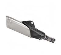 Tubo de escape de motocicleta Para YAMAHA R6 2006-2021 para Escape de motocicleta modificar enlace cola media para tubo para silenciador cubierta(Titanium alloy)