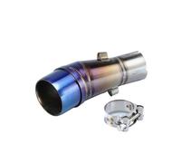 Tubo De Escape De Motocicleta Para Z250 Para Z300 2008-2017 Silenciador De Tubo Escape Adaptador Enlace Medio Acero Inoxidable(B)