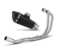 Tubo de escape de motocross Para Yamaha MT03 R25 MT25 2015-2024 motocicleta para silenciador de tubo cabezales para Escape(A)