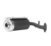 Tubo de Escape de Scooter, Repuesto de Silenciador de Escape de Motocicleta de Aleación de Metal para Mini Bicicletas de Bolsillo Quad ATV Tubos de escape