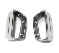 Tubo de Escape del Coche 1 Par De Cubiertas Escape Traseras Coche Para G30 G31 528 530 525 2018-2021 Cubierta Tubo Silenciador Marco Garganta Trasera(Plata)