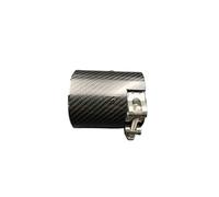 tubo de escape del coche 1 pieza de tubos para escape F87 M2 F80 M3 F82 F83 M4 M135i M235i M335I M435I puntas extremo mufla carbono negro brillante(70MM -105MM)