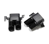 Tubo de Escape del Coche Silenciador De Tubo Escape 4 Salidas Estilo B Mejorado Para Mercedes Para Benz Para W223 Clase S S450L S500L(Negro)