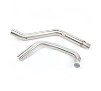 Tubo de escape del sistema completo Silenciador para escape para motocicleta para Honda CB190 CB190R CBF190X CBF190, enlace para tubo 51mm cabezales delanteros(A)