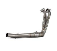 Tubo de escape del sistema completo Tubo cabezales para Escape para motocicleta para Yamaha R9 FZ09 XSR900 para TRACER 9 GT 2021-2025 colector inferior 51MM(B 24-25)