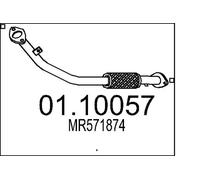 MTS Tubo de escape para MITSUBISHI: Montero, Pajero (Ref: 01.10057)