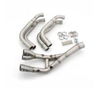 Tubo De Escape Deslizante De 60 Mm para Motocicleta para S1000R S1000RR 2019-2023. Tubo De Enlace Delantero Racing, Silenciador De Codo. Tubo Medio De Escape