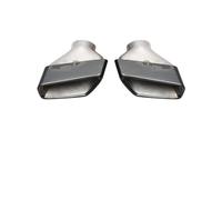 Tubo De Escape Difusor De Parachoques Trasero Para Coche Salida Tubo Escape Cubierta Silenciador 530 540 Para Serie 5 G30 G31 M5 2017-2023 2022 2021 2020 2019 2018(530 Black)