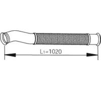 Tubo de escape DINEX 22188