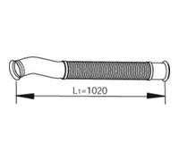 Tubo de escape DINEX 22188