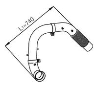 DINEX 54191 Tubo de escape