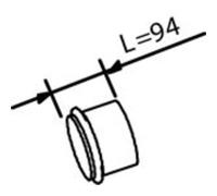 Tubo de escape DINEX 80780