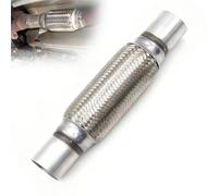 Tubo de escape flexible de 50 x 150 x 250 mm, tubo flexible corrugado de acero inoxidable, doble trenza, tubo de reparación para reducir el ruido de escape en coches (50 x 150 x 250 mm)
