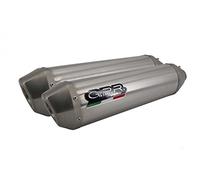 Tubo de escape GPR compatible para Kawasaki Z 1000 2003/06 Par de escape homologados con catalizadores homologados y tubos de conexión GPR Pentasport INOX AISI 304