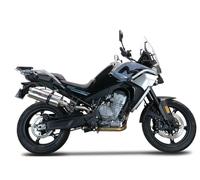 Tubo de Escape GPR Dual Titanium Aprobado Cf Moto 800 Mt Sport 2022 2024
