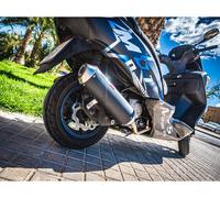 Tubo de Escape GPR Evo4 Road Aprobado Nerón opaco Kymco People 300 GTI 2021 2023