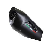 Tubo de escape marca GPR compatible con Peugeot Satelis 125 4V 2006/2012, terminal racing Furore negro